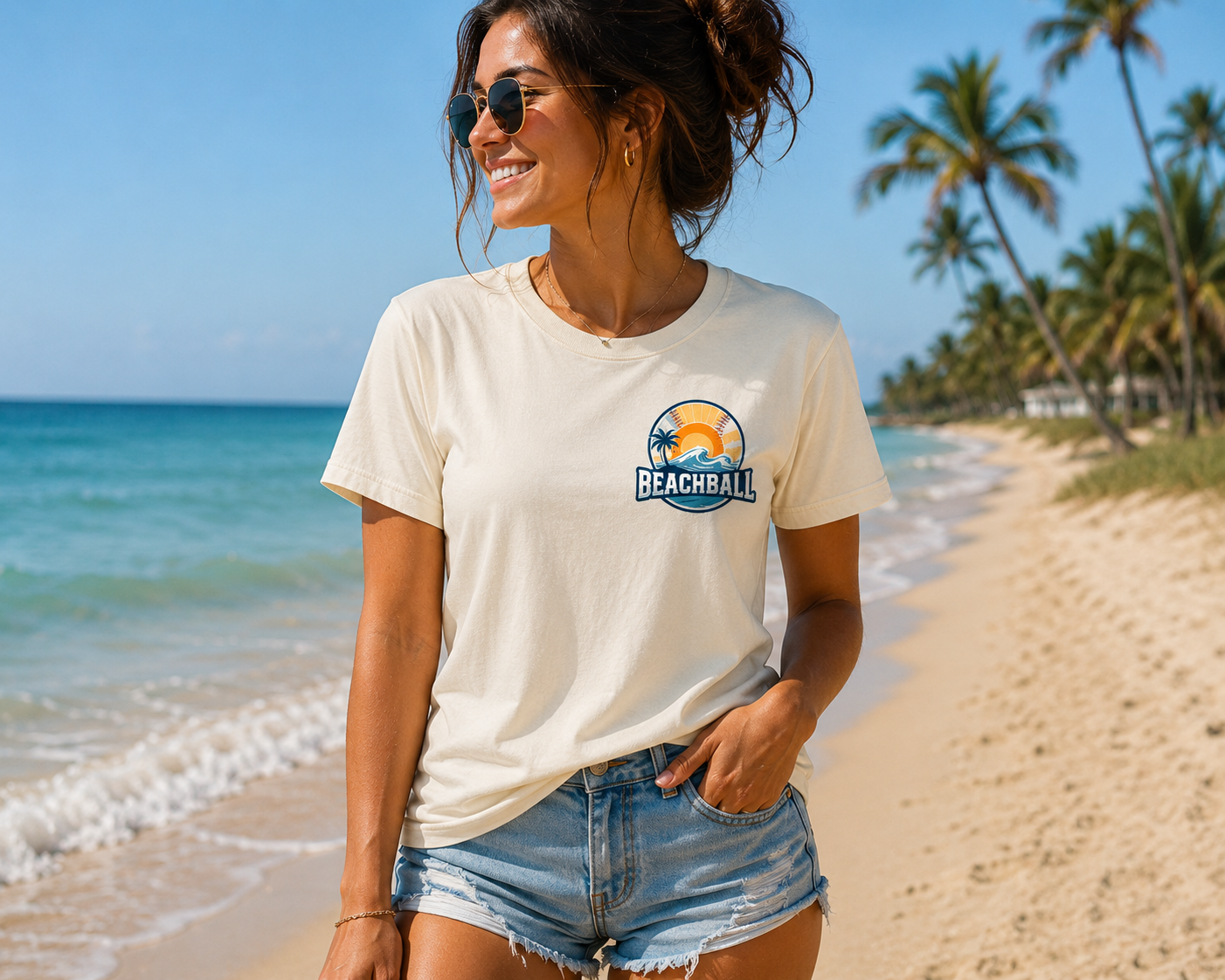 Women's T-shirt "Florida Beachball"