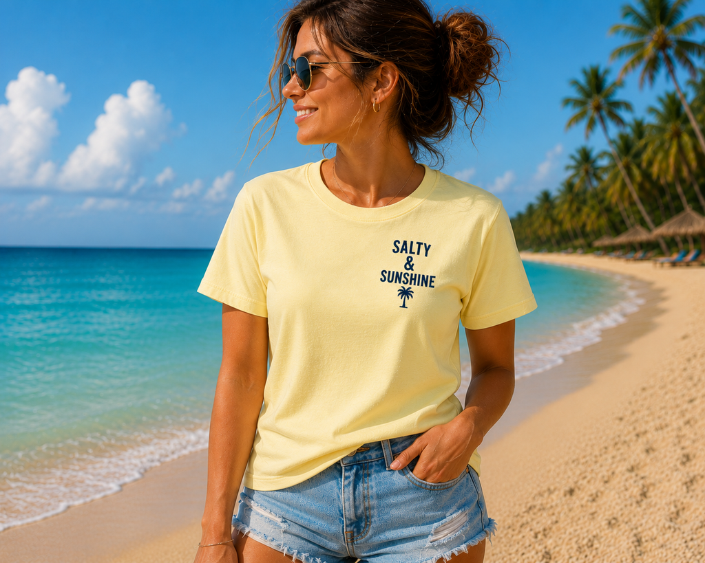 Women's T-shirt "Salty & Sunshine"
