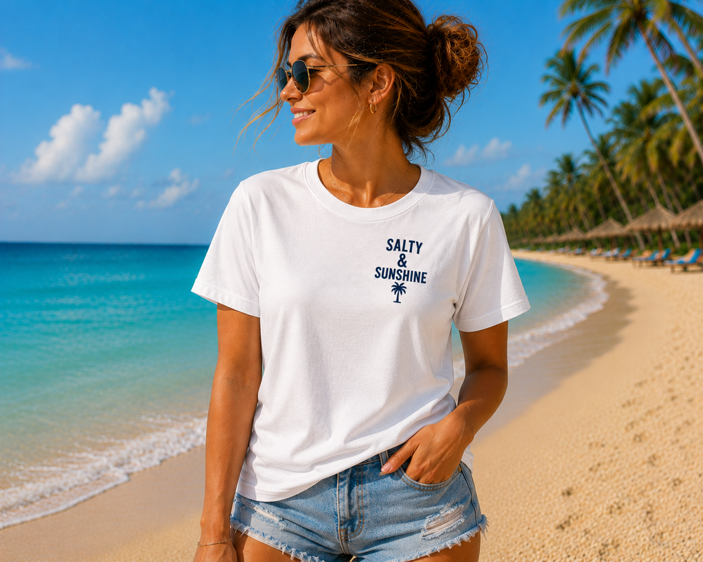 Women's T-shirt "Salty & Sunshine"