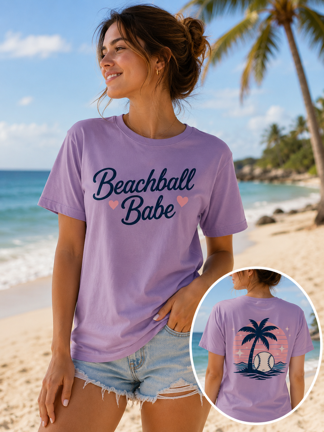 Women's T-Shirt "Beachball Babe"