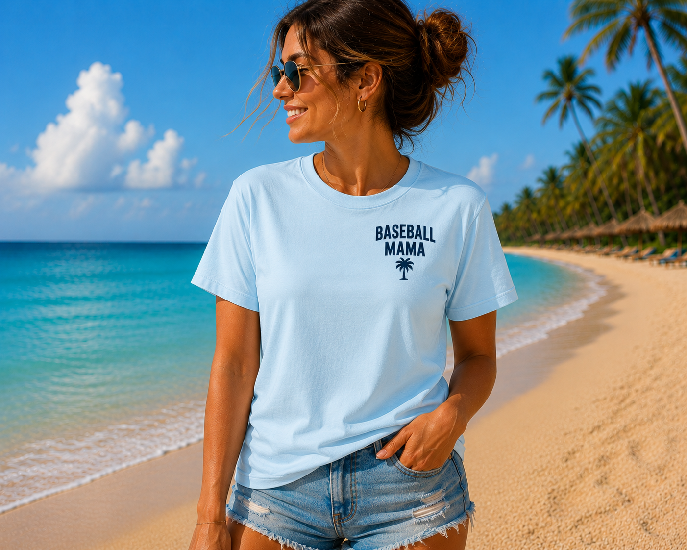 Women's T-shirt "Baseball Mama"