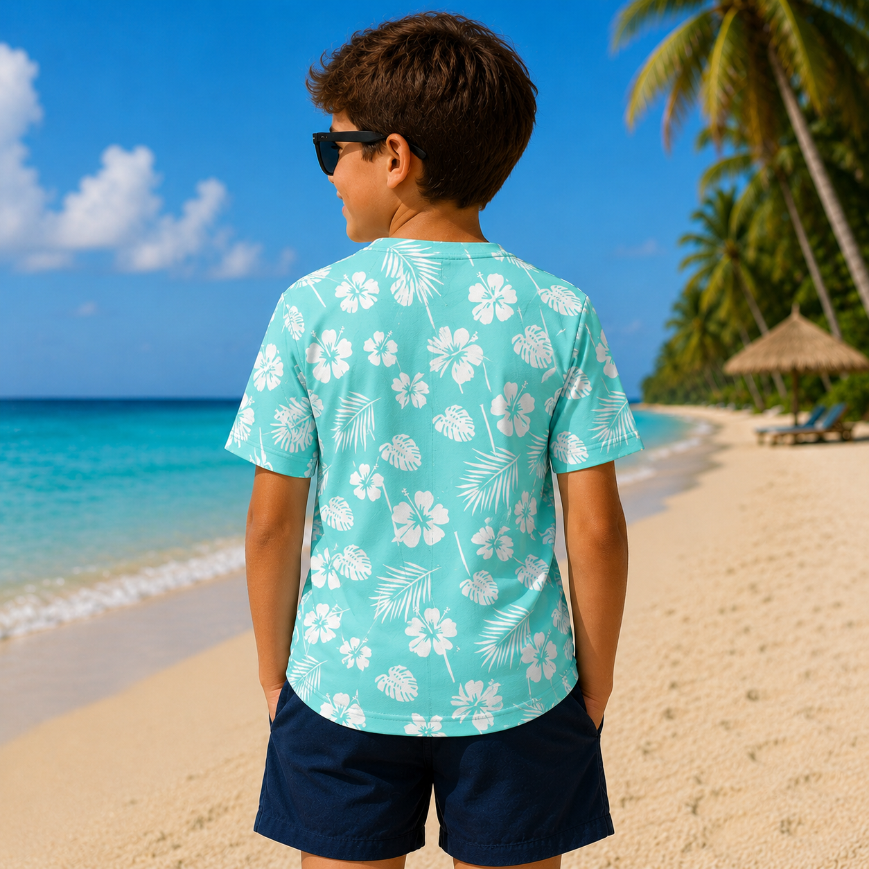 Youth Button-up Shirt - Large Logo