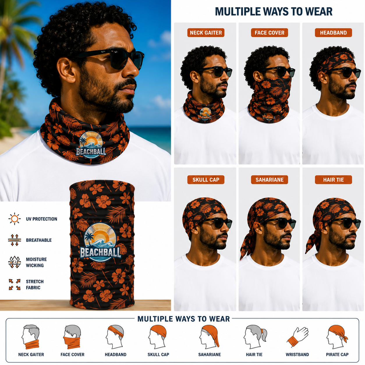 Multi-Purpose Scarfs