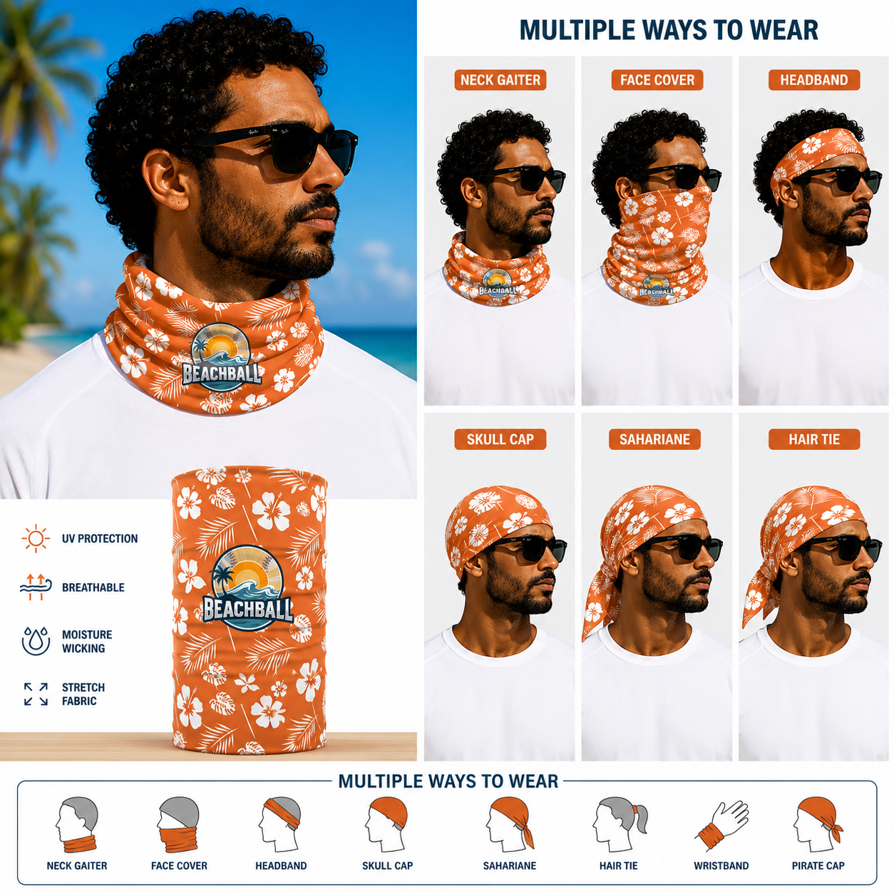 Multi-Purpose Scarfs