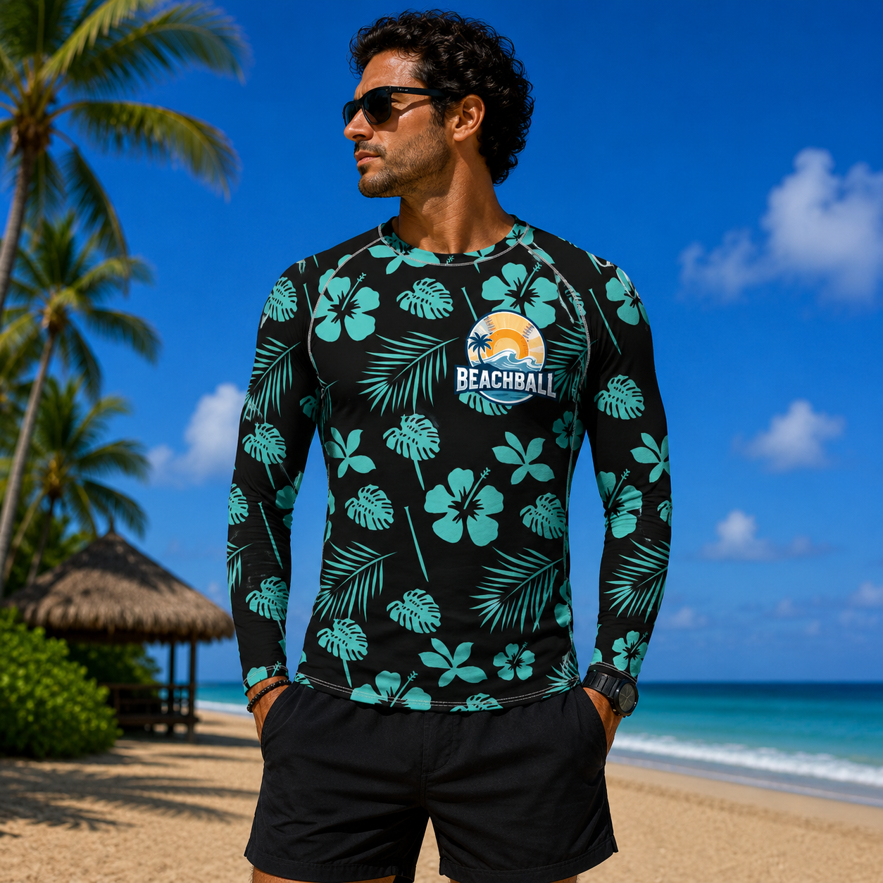 Long Sleeve Rash Guard - Small Logo