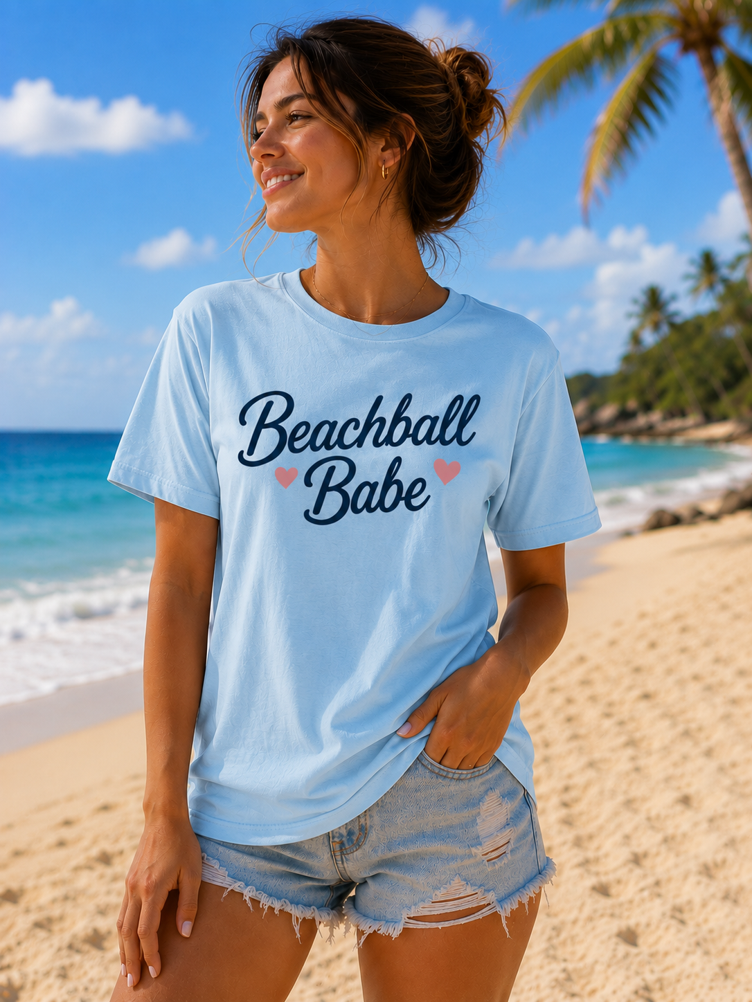Women's T-Shirt "Beachball Babe"
