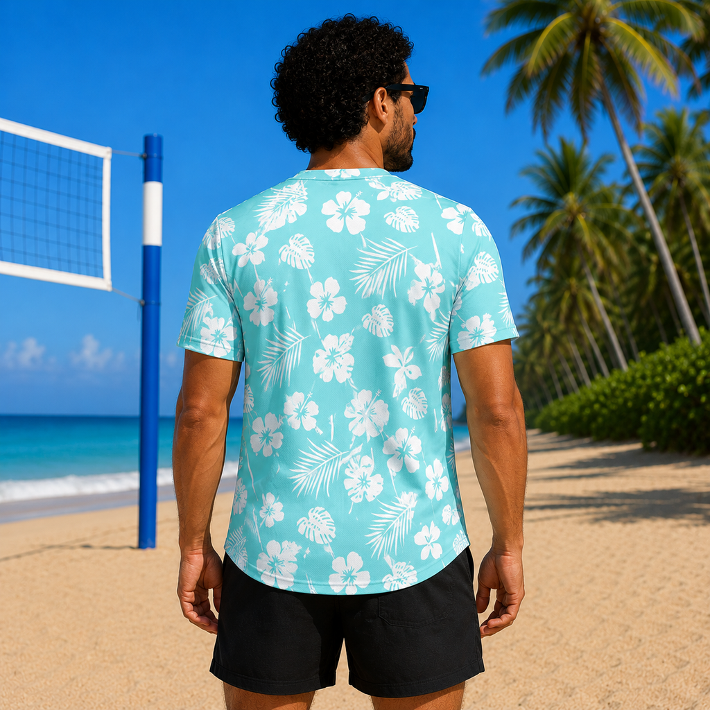 Men's Button-up Shirt - Large Logo