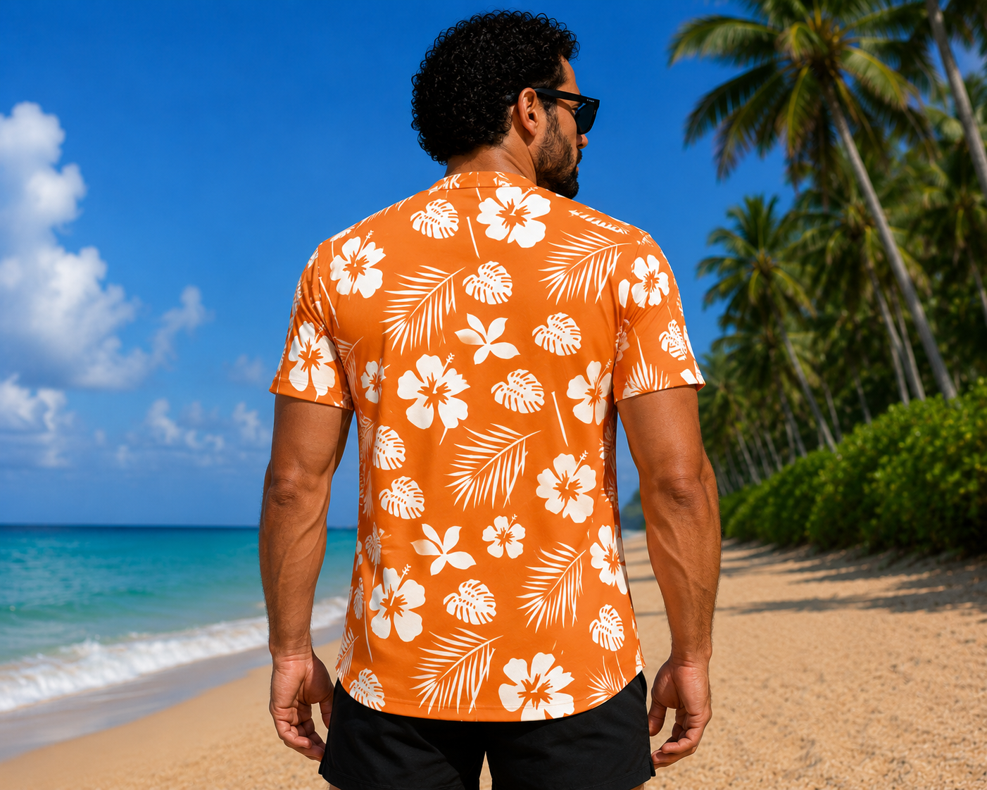 Men's Button-up Shirt - Large Logo