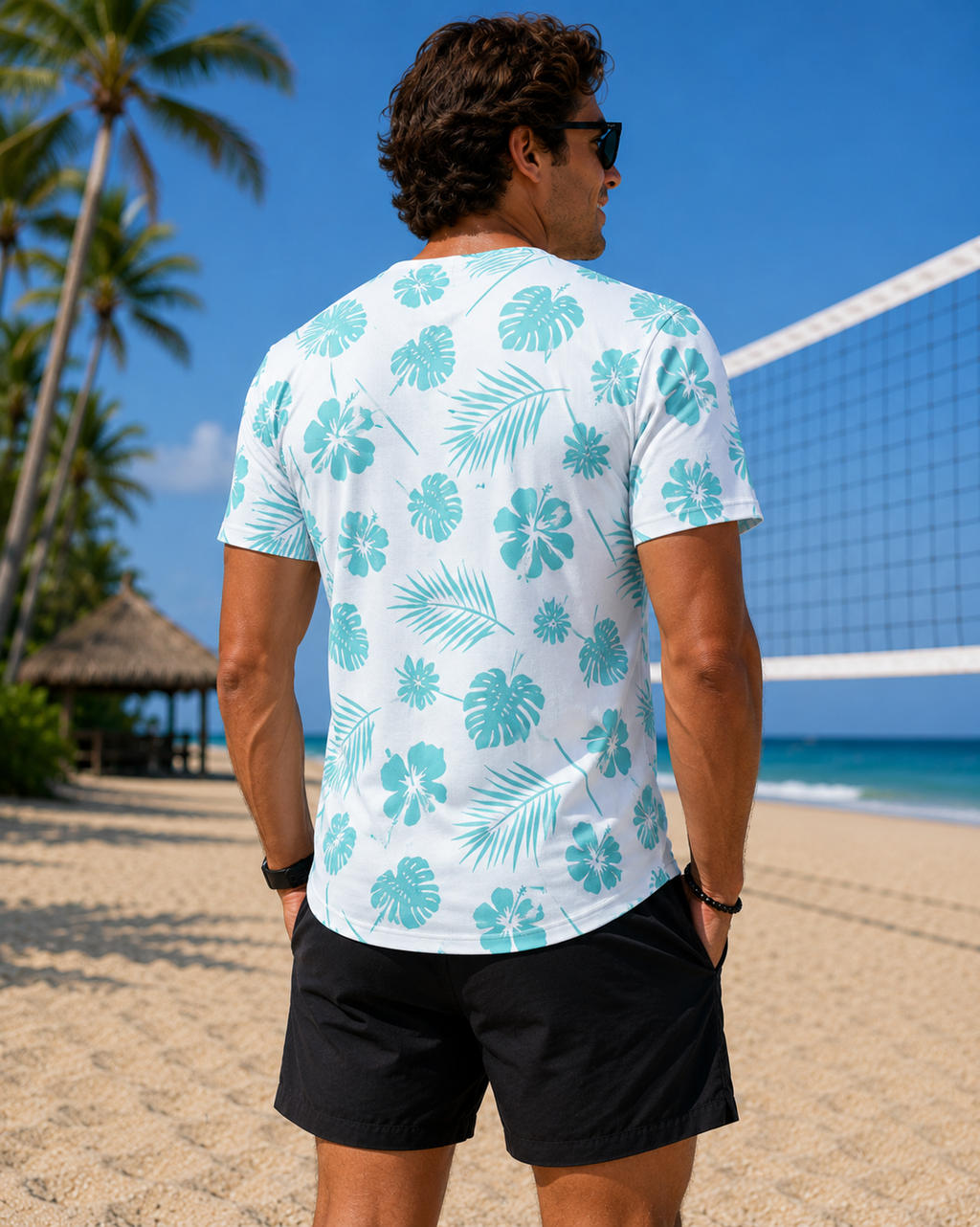Men's Button-up Shirt - Large Logo