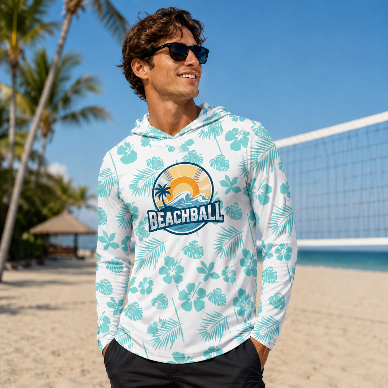 Men's Lightweight Hoodie - Large Logo